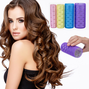 Hair <b>Roller</b> Cylinder Heatless Aluminum Rod For Voluminous Curls Big Wave Style - Product Image 1
