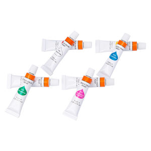 पेंटिंग सेट कारखाने के लिए सीधे पानी आधारित ऐक्रेलिक पेंट प्रदान करता है, कागज/कैनवास/कांच के लिए 12 मिलीलीटर 24 रंग - Product Image 2