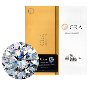 Loose Moissanite Round 0.1ct-5ct D Color 3EX Eight Hearts And Eight Arrows For Jewelry Making - Product Image 2