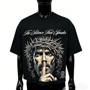Camiseta Urbana Personalizada con Estampado DTG, Camiseta de Algodón Oversize con Diseño Gráfico, Fabricante de Alta Calidad - Product Image 3