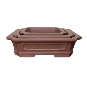 <span class=keywords><strong>Pot</strong></span> à bonsaï <span class=keywords><strong>en</strong></span> argile violette non émaillée, grand rectangle, <span class=keywords><strong>pot</strong></span> à fleurs de jardin, texture fine, sculpté à la main, Qiaoyi 1-2L, classique, décoratif pour l'extérieur - Product Image 1