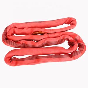 高力1t 2t 3t 4t 5t 6t 8t <span class=keywords><strong>10t</strong></span>リフティングラウンドソフトウェビングスリングポリエステルUHMWPE欧州標準EN1492-2:2000 - Product Image 4