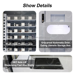 Thông Minh Hot Thực Phẩm Máy Bán Hàng Tự Động Phổ Biến Ramen Mì Ăn Liền Máy Bán Hàng Tự Động Để Bán Với Nước Nóng Pha Chế Trong Pháp - Product Image 5