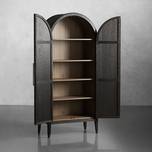 Librería de madera maciza de estilo americano RH, armario de almacenamiento simple y de alta gama - Product Image 6