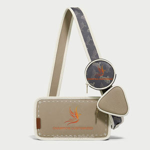 Logo personalizzato monogramma stampato in pelle 3 in 1 tracolla da <span class=keywords><strong>uomo</strong></span> borsa a tracolla a tracolla con <span class=keywords><strong>marsupio</strong></span> - Product Image 6