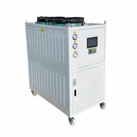 Refroidisseur d'eau industriel Honeywell R22/R407C certifié CE, 15 kW, refroidissement par air, 5 CV, moteur et pompe automatiques