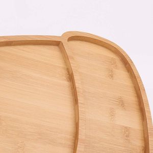 <span class=keywords><strong>Plateau</strong></span> de service en bambou naturel en forme de chapeau de Père Noël de Noël personnalisé pour restaurant et maison - Product Image 6