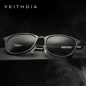 Veithdia Unisex Sunglasses Aluminum Magnesium <b>Frame</b> Polarized UV400 Lens Type 3 For Driving - Product Image 2