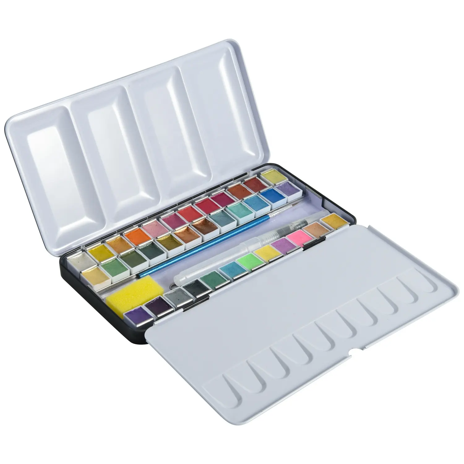 36 металлических акварельных ногтей pal, однотонная Акварельная краска, набор акварельных красок, набор акварельных красок