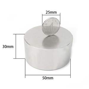 N35 N52 40x20 Mm Super Strong Round Rare Earth Powerful Ndfeb <span class=keywords><strong>Gallium</strong></span> Metal Magnetic Speaker Disc Aimant néodyme - Product Image 3