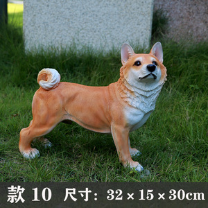 2022 venta al por mayor animal jardín decorativo resina perro escultura diseño personalizado poliresina <span class=keywords><strong>Shiba</strong></span> <span class=keywords><strong>Inu</strong></span> perro <span class=keywords><strong>estatua</strong></span> - Product Image 6