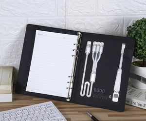 Business Planner A5 PU Cover <strong>Notebook</strong> <strong>with</strong> Lamp Powerbank <strong>Notebook</strong> <strong>with</strong> Wireless Charger Usb <strong>Flash</strong> Drive - Product Image 3