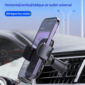 Nouveau support de téléphone de voiture Portable universel crochet en métal sortie d'aération support de téléphone support de téléphone <span class=keywords><strong>360</strong></span> support Mobile rotatif pour voiture - Product Image 6
