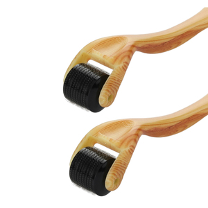 Nuevo y Novedoso Rodillo Dérmico de Microagujas con Textura de Madera <span class=keywords><strong>para</strong></span> el Crecimiento del Cabello en Hombres - Product Image 6
