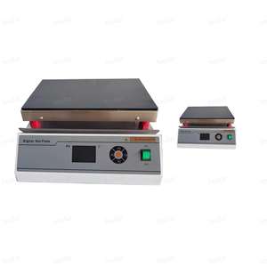 منصة تسخين رقمية مع شاشة عرض لدرجة الحرارة، لوح تسخين 600 درجة مئوية، ألواح ساخنة للمختبرات لاختبار العينات الكيميائية - Product Image 4