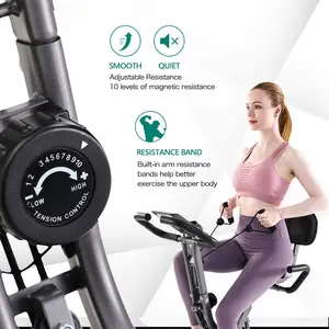 Indoor Fitness Trainings geräte Cardio Spin Cycle Maschine Gewichts verlust Falten Spinning Bike Gym Equip Spinning Bike