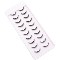 Vente en gros 10pcs 25mm 3D épais cils magnétiques style naturel faux cils pour le maquillage de beauté et facile à coller