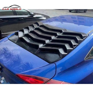 Couverture de persiennes de fenêtre arrière de voiture pour modèles 2016-2021, noire, compatible avec les pièces extérieures - Product Image 5