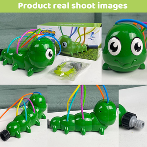Zhorya <span class=keywords><strong>Jouet</strong></span> d'<span class=keywords><strong>extérieur</strong></span> d'été pour enfants, ensemble d'activités aquatiques rotatif et oscillant en forme de <span class=keywords><strong>chenille</strong></span> avec pulvérisation d'eau - Product Image 5
