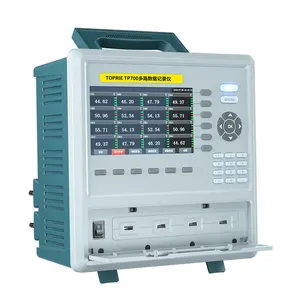 Registrador de datos de temperatura Multiplex, grabador de temperatura digital de entrada analógica sin papel, PT100, PT1000