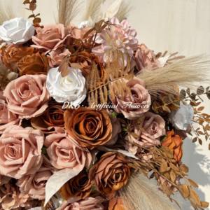 Personalizar Flores Decorativas Bola Boda Evento Mesa Centros de mesa Bola de flores de seda artificial Decoraciones DE BODA Suministros - Product Image 4