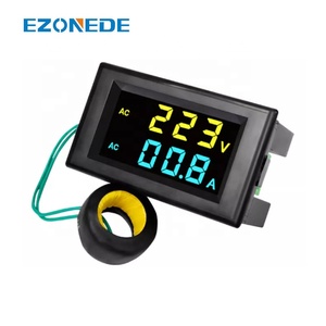 D85-2042AG AC Điện Áp Kỹ Thuật Số & Đồng Hồ Đo Hiện Tại Vôn Kế Ampe Kế 220V 380V 100A Máy Dò LCD Kỹ Thuật Số Hiển Thị Kép - Product Image 2
