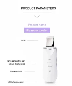 Limpiador de Poros Ultrasónico, Espátula <span class=keywords><strong>Facial</strong></span> Eléctrica, Limpieza <span class=keywords><strong>Facial</strong></span> Profunda, Removedor de Puntos Negros, Exfoliante, Venta al por Mayor - Product Image 3