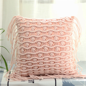 <span class=keywords><strong>Housse</strong></span> de <span class=keywords><strong>coussin</strong></span> vintage tissée à la main, rayée, bohème, à franges, pour hôpital et hôtel - Product Image 4
