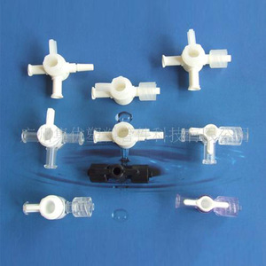 Vanne Lurcock de haute qualité résistante aux radiations avec poignée en PE, à deux voies, à trois voies, en plastique PP certifié aux normes nationales - Product Image 1