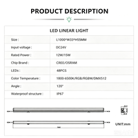 Iluminación LED RGB para Fachadas de Edificios, Tubo Digital LED DC24v con Perfil de Aluminio y Cubierta Blanca