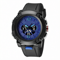 Jam Tangan Pria SMAEL 8058 Stylish Tahan Air 5ATM Diver Sport Chronograph Analog-Digital Dial dengan Mesin ESPON 58mm