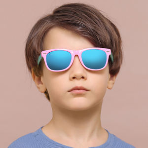 Nuevas gafas de sol para niños y niñas, gafas de silicona UV400, gafas de espejo polarizadas para niños, gafas de sol para niños - Product Image 1