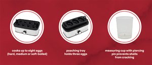 หม้อต้มไข่และข้าวไฟฟ้าอเนกประสงค์ หม้อต้มไข่และไก่แบบต้มตุ๋น สแตนเลส 304 สำหรับใช้ในครัวเรือน - Product Image 5