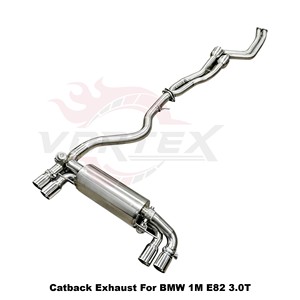 ระบบท่อไอเสียแคทแบ็กสแตนเลส Vortex Performance สำหรับ BMW 1M E82 3.0T ปี 2011-2012 อะไหล่แต่ง - Product Image 3