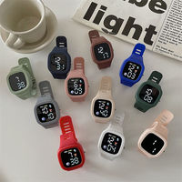 Reloj Deportivo Digital de Lujo 2024 con Pantalla LED Cuadrada y Correa de Silicona/Goma para Uso Unisex