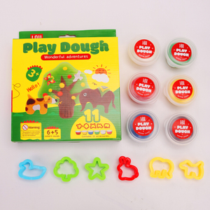 6 pièces de jouets en pâte à modeler pour enfants, jouets éducatifs en argile colorée à faire soi-même pour enfants - Product Image 3