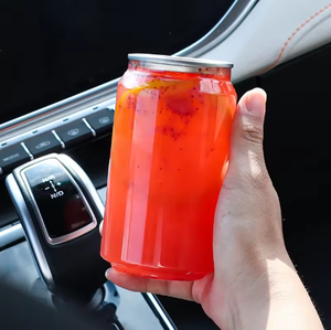 Botellas de PET para bebidas carbonatadas, té de perlas con leche, con impresión de logotipo personalizado, contenedores seguros de grado alimenticio para cerveza artesanal. - Product Image 5