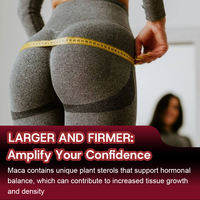Jiaoming prix d'usine Big Booty Butt Maca Plus Gummies sain et délicieux bonbons mous nutritifs