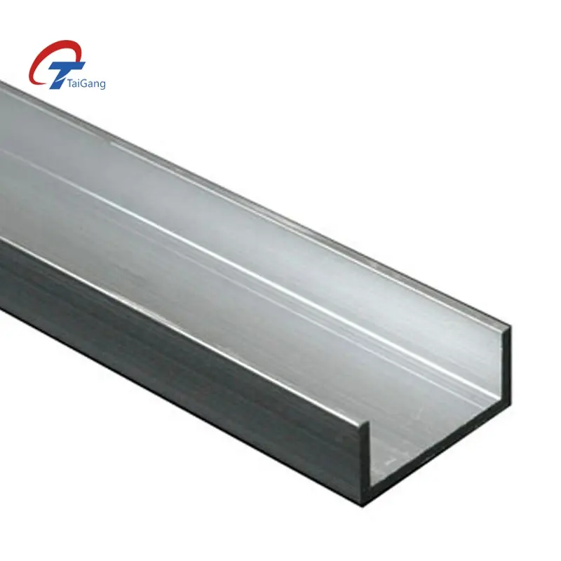 Manufacturer Price ASTM 2m 5m AISI 201 304L 304H 316L 310S 430 431 Stainless Steel Channel For Sale