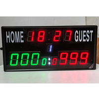 Papan Skor LED Digital, papan skor tenis LED kontrol nirkabel harga murah untuk peralatan lapangan