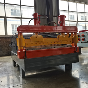 Machine automatique de redressement/découpe/étracement de tôles métalliques, cisaille pour tôles d'acier épais - Product Image 2
