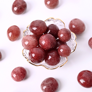 Pierres Roulées en Quartz Fraise Naturel Poli de Haute Qualité pour la Décoration – Vente en Gros - Product Image 5