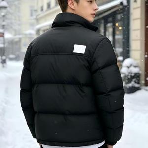 Chaqueta de Plumón Personalizada de China, Reversible y de Talla Grande, Cálida para Invierno, Superficie Lisa, Impermeable, para Hombre, Estilo Norte - Product Image 2