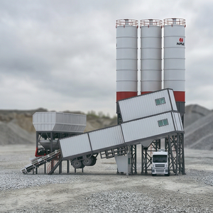 NFLG Marca CE ISO <span class=keywords><strong>Comprar</strong></span> Planta de hormigón usada Venta Móvil Pequeña Planta dosificadora de hormigón de mezcla seca 50m3h - Product Image 5