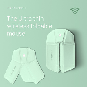 <span class=keywords><strong>2025</strong></span> văn phòng phổ biến Kinh doanh Quà tặng khuyến mãi chính thức được cấp phép Momo mát Thiết kế không dây có thể gập lại Chuột - Product Image 1