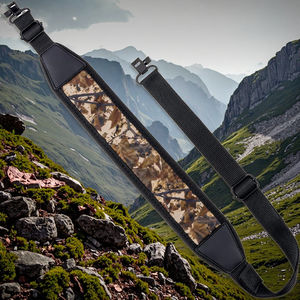 Torbalar kuburluklar için açık havada rahat neopren yastıklı naylon omuz askısı uzunluğu ayarlanabilir fırdöndüler ile 2-Point Sling - Product Image 5