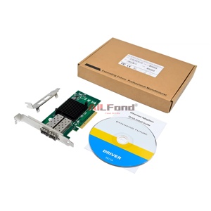 Tarjeta de Red PCIeX8 Dual 10GbE SFP+ para Servidor, Fibra Óptica, JL82599ES, Adaptador de Red AI 10GbE en Existencia para Servidores Cableados - Product Image 6