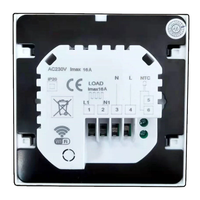 Termostato Inteligente WiFi Telin AC609 para Calefacción por Suelo Radiante Eléctrico 230V, Programación Semanal Flexible, Ahorro de Energía Preciso