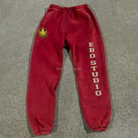 Pantalon de jogging personnalisé en coton, grande taille, coupe ample, imprimé, épais, pour homme – Fabricant