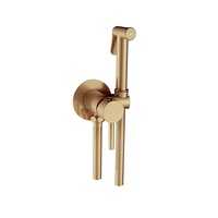 Robinet de bidet design contemporain, eau chaude et froide, fixation murale, douchette à main Shattaf